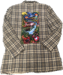 Spaceland Plaid Blazer