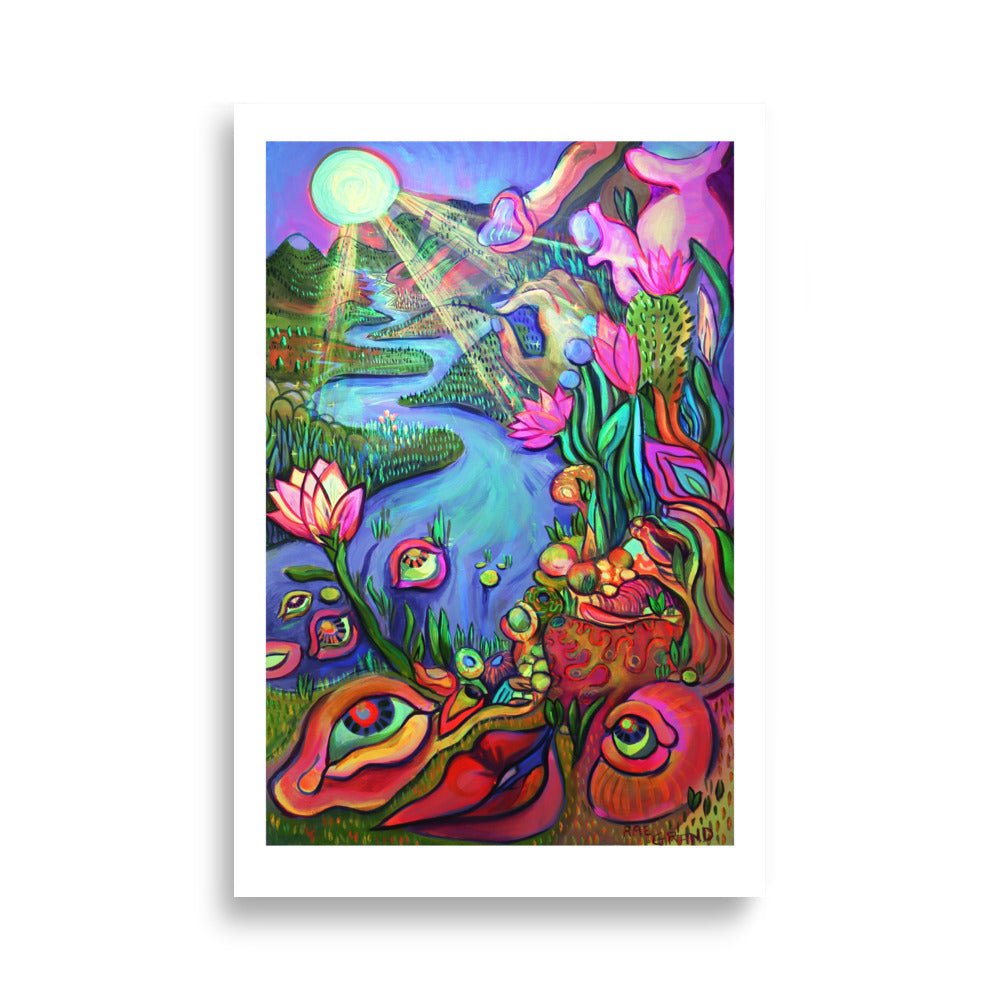 Graceful Grass Poster (night)